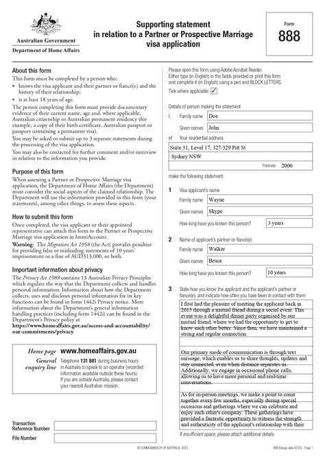888 statutory declaration|Practical Guide to Writing Form 888 .